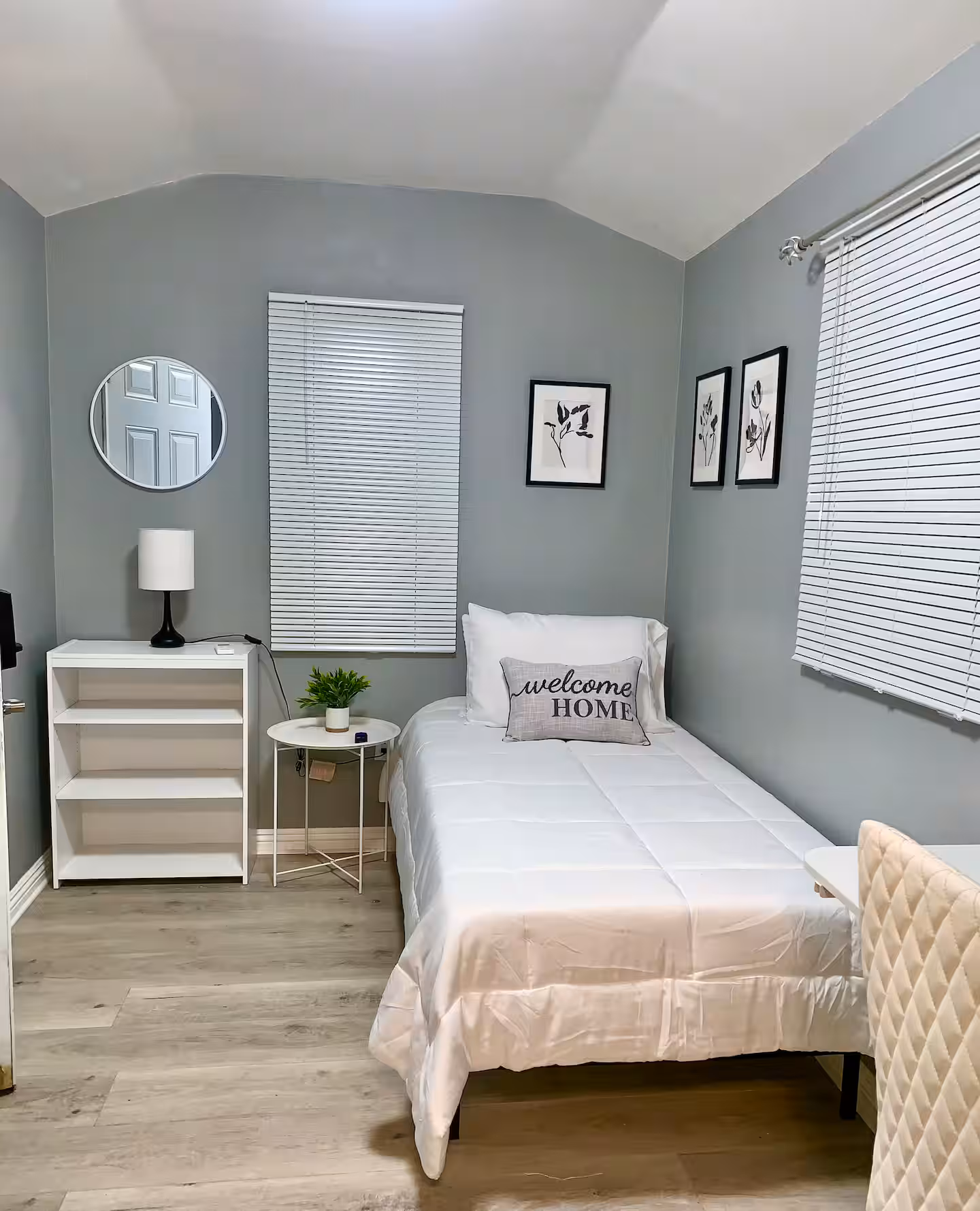 Bedroom sleeping area