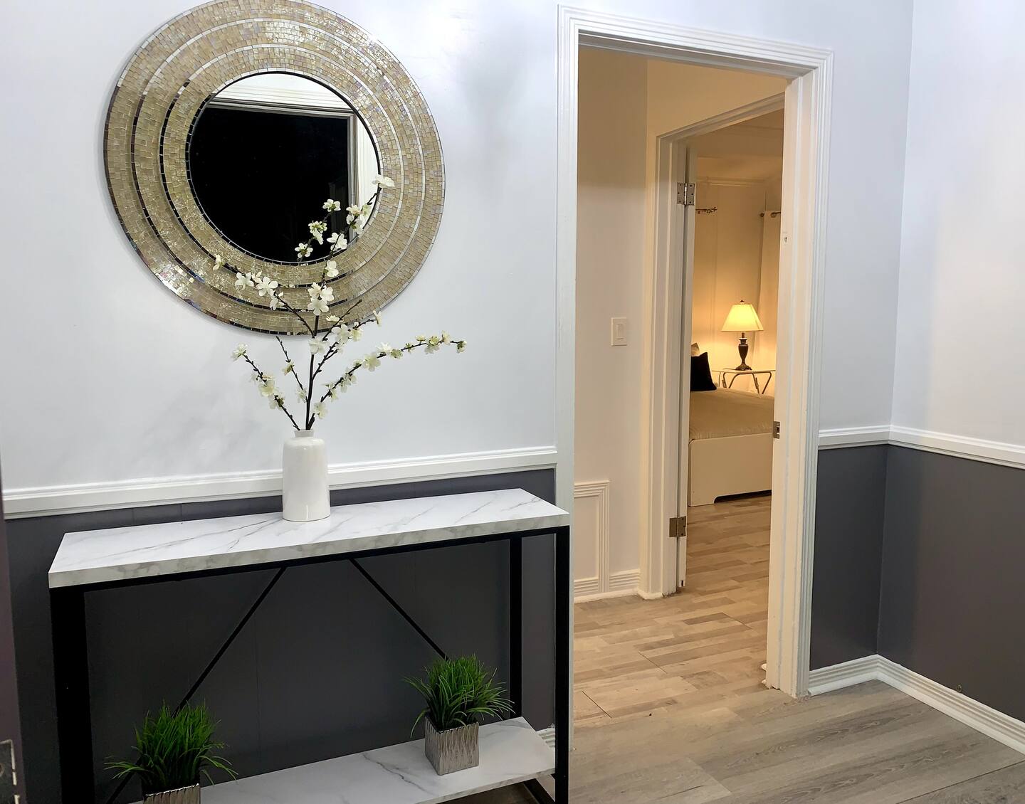 Living room entertainment area